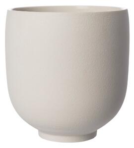 ERNST Ernst flower pot on foot natural white H21 cm Ø20 cm