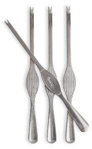 Sagaform Sivan sea food cutlery 4-pack Silver