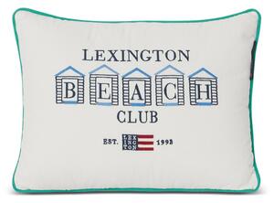 Lexington Beach Club Small Embroidered cushion 30x40 cm Blue-white-green