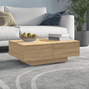 Coffee Table Sonoma Oak 90x60x31 cm Engineered Wood