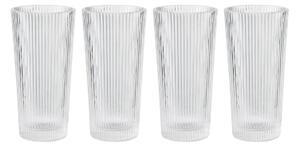 Stelton Pilastro long drink glass 30 cl 4-pack Clear