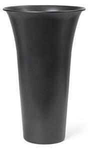 Ferm LIVING Spun Alu vase Ø21,3x41,9 cm Blackened aluminum