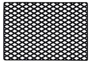 Dixie Black grid doormat 60x90 cm