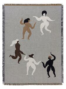 Ferm LIVING Free tapestry blanket 120x170 cm Grey