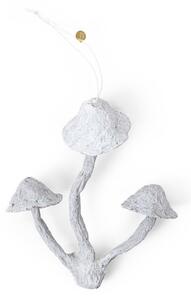 Ferm LIVING Mushroom ornament Christmas tree decoration Faded white