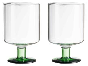 Design Letters Generous wine glass 30 cl 2-pack Clear-green