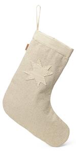 Ferm LIVING Vela Christmas stocking Natural