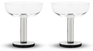 Tom Dixon Puck coupe glass 17.5 cl 2-pack Clear