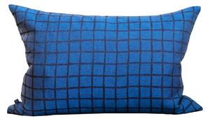 Fine Little Day Rutig cushion cover 48x68 cm Blue-black