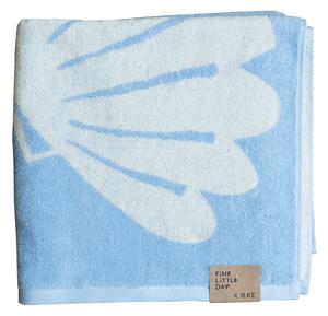 Fine Little Day Snäcka bath towel 70x140 cm Blue