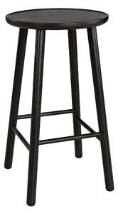 Hans K ZigZag bar stool 78 cm Black stained