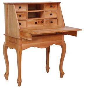 Secretary Desk 78x42x103 cm Solid Mahogany Wood