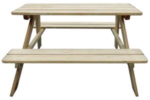 Kid's Picnic Table 89 x 89.6 x 50.8 cm Pinewood
