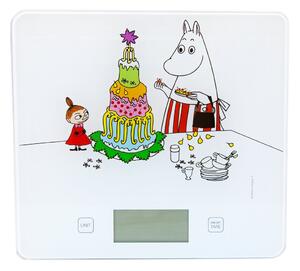 Bengt Ek Design Bengt Oak kitchen scale with Moomin motif White