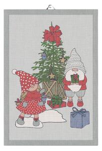 Ekelund Linneväveri Christmas Eve kitchen towel 35x50 cm