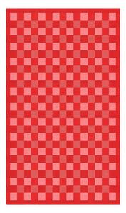 Ekelund Linneväveri Schack tablecloth red 150x210 cm