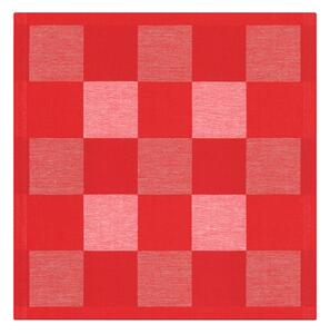 Ekelund Linneväveri Schack napkin red 35x35 cm