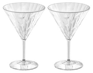 Koziol Club No. 12 martini glass plastic 25 cl 2-pack Crystal clear