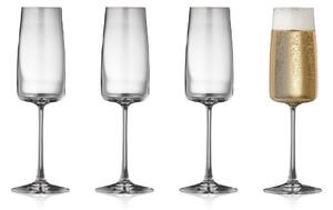 Lyngby Glas Zero champagne glass 30 cl 4-pack Crystal