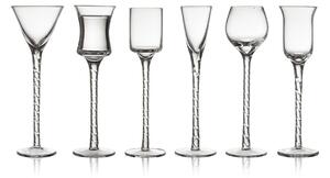 Lyngby Glas Rom snaps glass 2.5-5 cl 6 pieces Clear