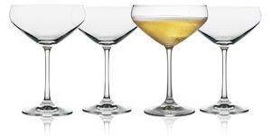 Lyngby Glas Juvel champagne glass coupe 34 cl 4-pack Crystal