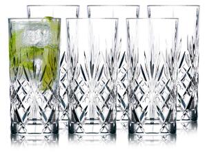 Lyngby Glas Melodia highball glass 36 cl 6-pack Crystal