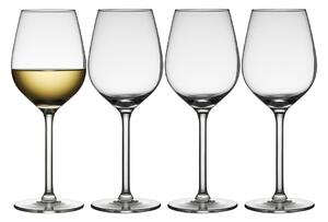 Lyngby Glas Juvel white wine glass 38 cl 4-pack Clear