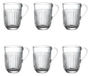 La Rochère Ouessant mug 40 cl 6-pack Clear