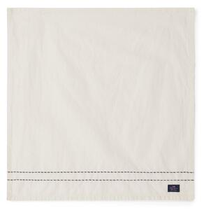 Lexington Cotton Linen napkin stitches 50x50 cm Off-white