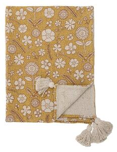 Bloomingville Camille cotton throw 80x100 cm Yellow