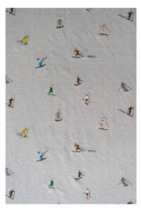 Fine Little Day Skiers fabric Natural