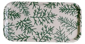 Fine Little Day Spruce tree tray 22x43 cm White-green