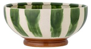 Bloomingville Shakti serving bowl Ø26 cm Green-white
