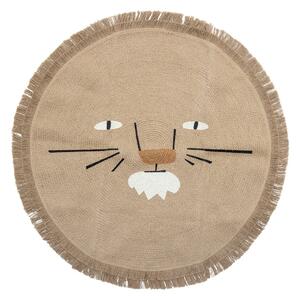 Bloomingville Harrison jute rug Ø100 cm Lion