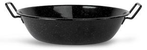 Sagaform Doris enamelled wok medium Ø31.5 cm Black