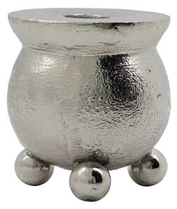 House Doctor Classic candle stick Ø7 cm Antique silver