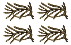 House Doctor Mistle napkin ring 4-pack Antique Brass