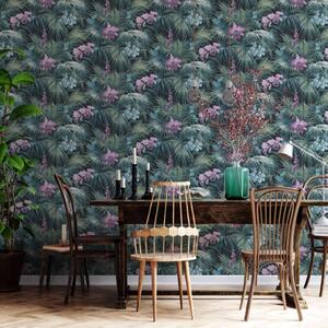 Noordwand Wallpaper Tropical Flowers Green