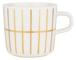 Marimekko Tiiliskivi coffee cup 20 cl White-gold