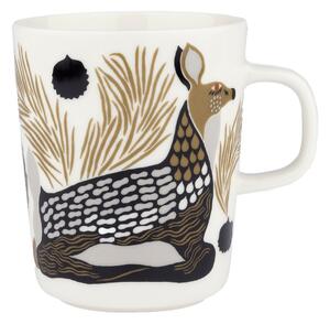 Marimekko Peura mug 25 cl White-coal-mud-light grey