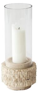 Tell Me More Travertine candle holder 30 cm