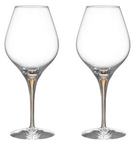 Orrefors Intermezzo Aroma wine glass 62 cl 2-pack Gold