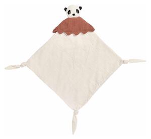 OYOY Lun Lun Panda baby blanket 40x40 cm Off-white