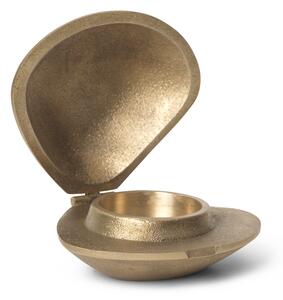 Ferm LIVING Clam candle holder Brass
