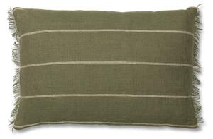 Ferm LIVING Calm cushion cover 40x60 cm Olive-Off-white