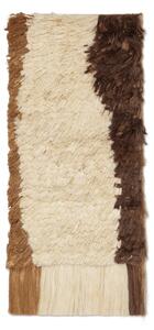 Ferm LIVING Edge Wall Rug tapestry 50x110 cm Off-white-Coffee