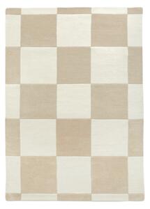 Tinted Hafstrom wool carpet 170x240 cm Beige-white