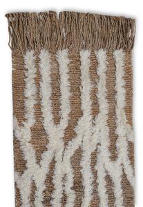 Tinted Wahl entrance rug jute 80x300 cm Brown-offwhite