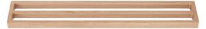 Andersen Furniture Andersen towel rack double 73,5 cm Lacquered oak