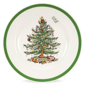 Spode Christmas Tree small plate Ø20 cm White-green-red